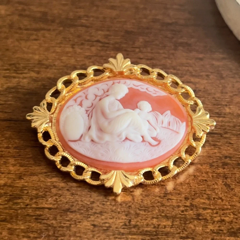 Vintage mother child
